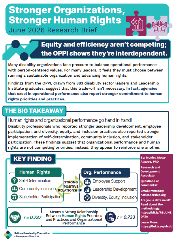 Cover for June 2026 Research Brief: Stronger Organizations, Stronger Human Rights